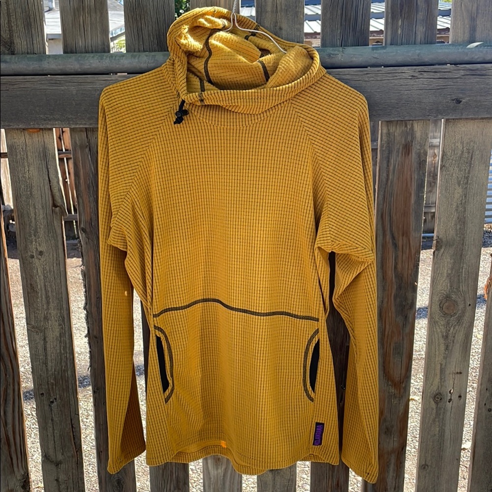 New Melanzana Men’s M microgrid hoodie V2 Sunflower
